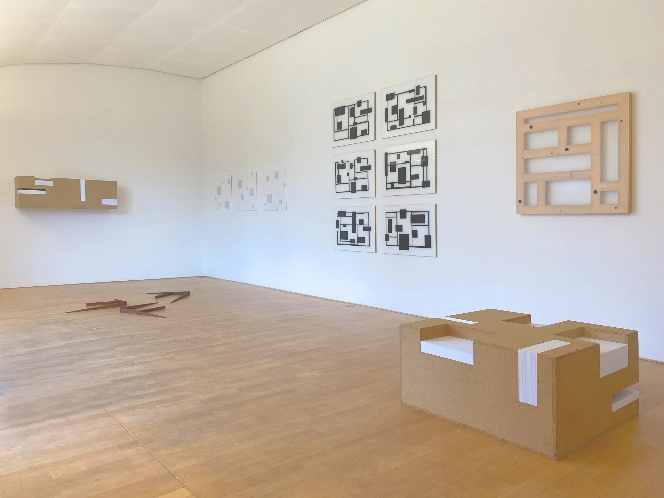 Ausstellungsansicht 2: exe:)mpl//um von Stefan Eberstadt