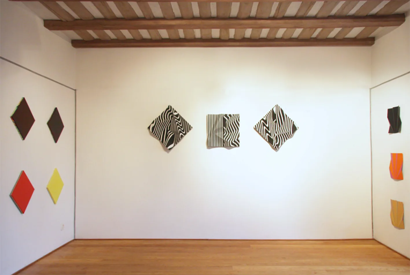 Ausstellungsansicht 1: Cluster, Gruppenausstellung